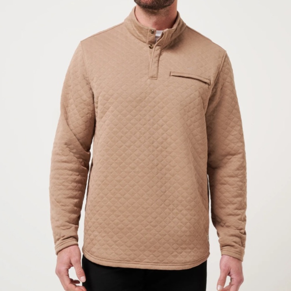 Travis Mathew Transatlantic Quarter Zip Portabella